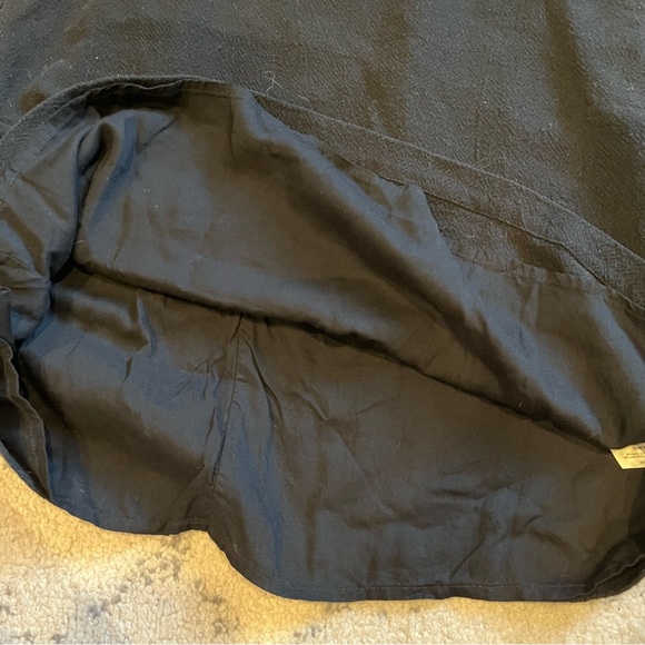 Free People Black Sleeveless Adjustable Strap Button Back Dress Large - Picture 10 of 10